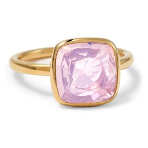 The Betty (Cushion Cut Lavender Quartz in Solid 18ct Gold)