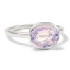 The Betty (Oval Cut Lavender Quartz in Solid Sterling Silver)