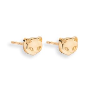 Kitten Studs (18ct Gold)