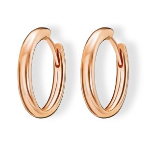 Small Hoops (Solid 18ct Rose Gold)
